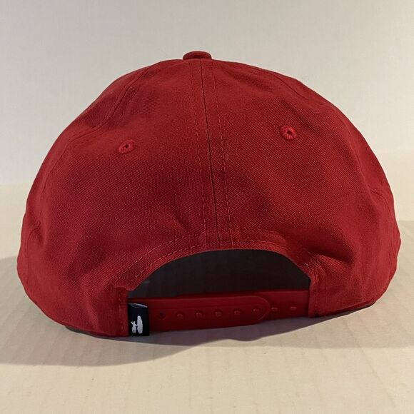 Johnnie-O Hat Cap Snap Back Adult Beach Golf Surf Red Patch Rope Adjustable Hat - Picture 6 of 13